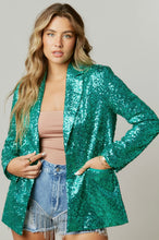 Load image into Gallery viewer, Sequin Party Jacket Blazer
