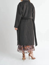 Load image into Gallery viewer, Double Breasted Overcoat Dark Brown