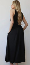 Load image into Gallery viewer, Elena Black Midi Dress
