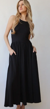 Load image into Gallery viewer, Elena Black Midi Dress
