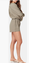 Load image into Gallery viewer, Olive Utility Romper
