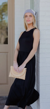 Load image into Gallery viewer, Elena Black Midi Dress
