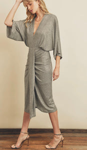 Dress Forum disco v neck ruched dress