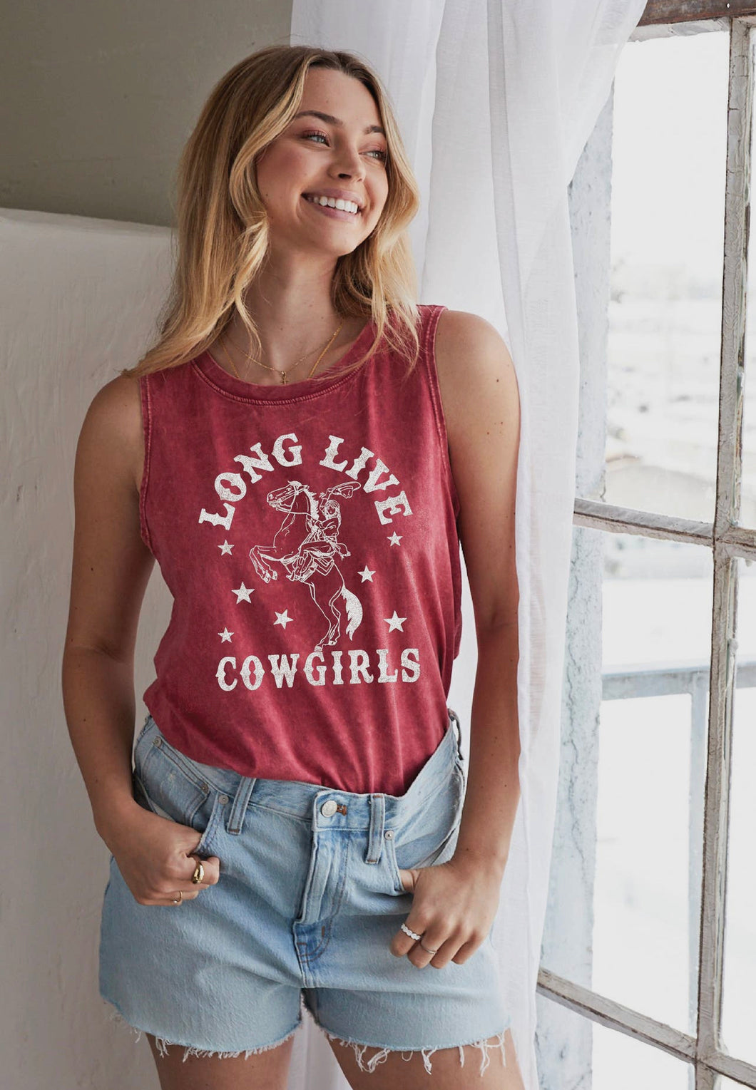 Oat Collective Long Live Cowgirls Tank