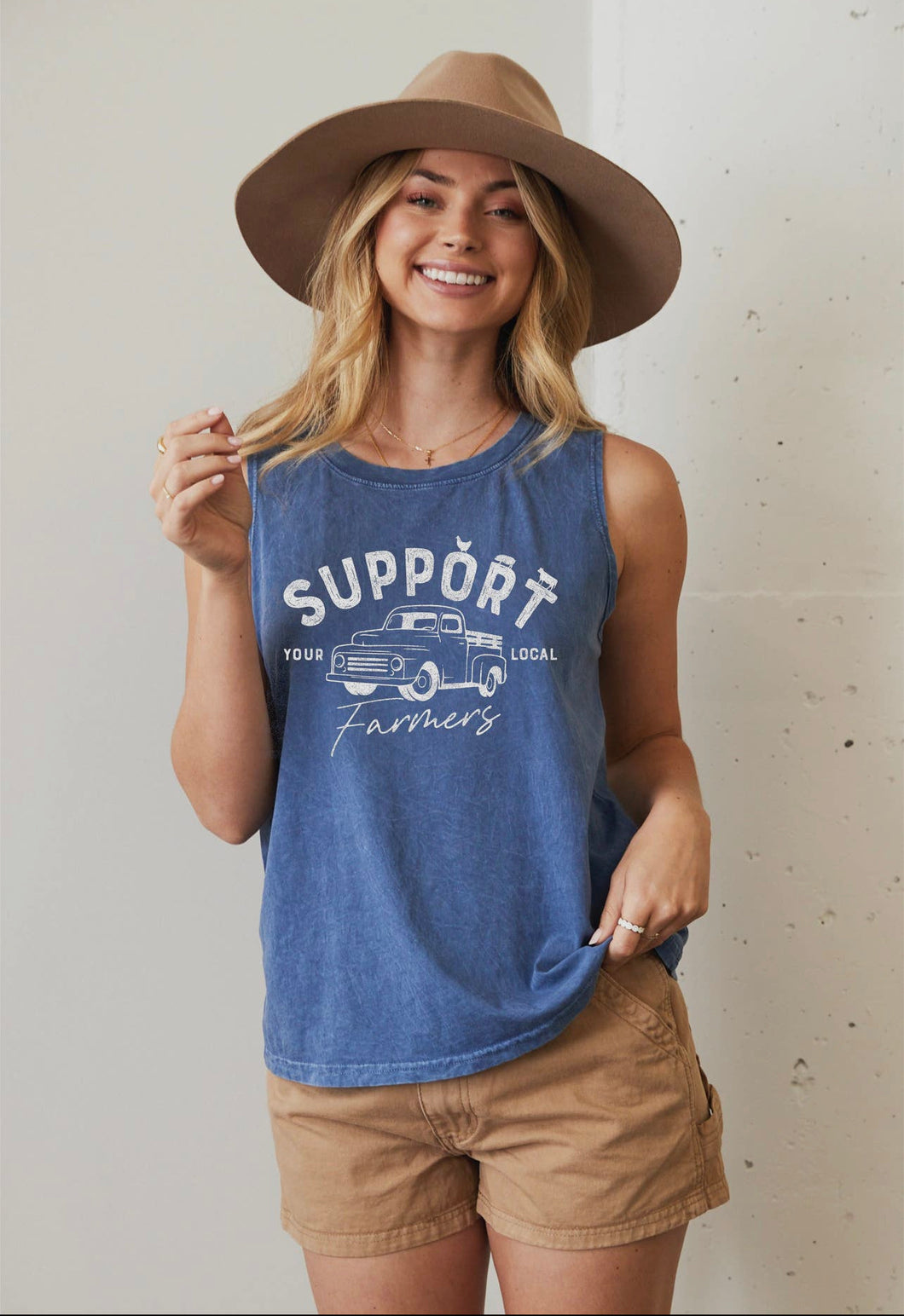 Oat Collective - Support Your Local Farmers Mineral Washed Tank