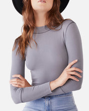 Load image into Gallery viewer, Free People Rickie Ribbed Knit Mock Neck Long Sleeve Top
