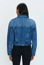 Load image into Gallery viewer, Tatum Denim Cropped Jacket
