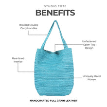 Load image into Gallery viewer, Studio Leather Tote Bag
