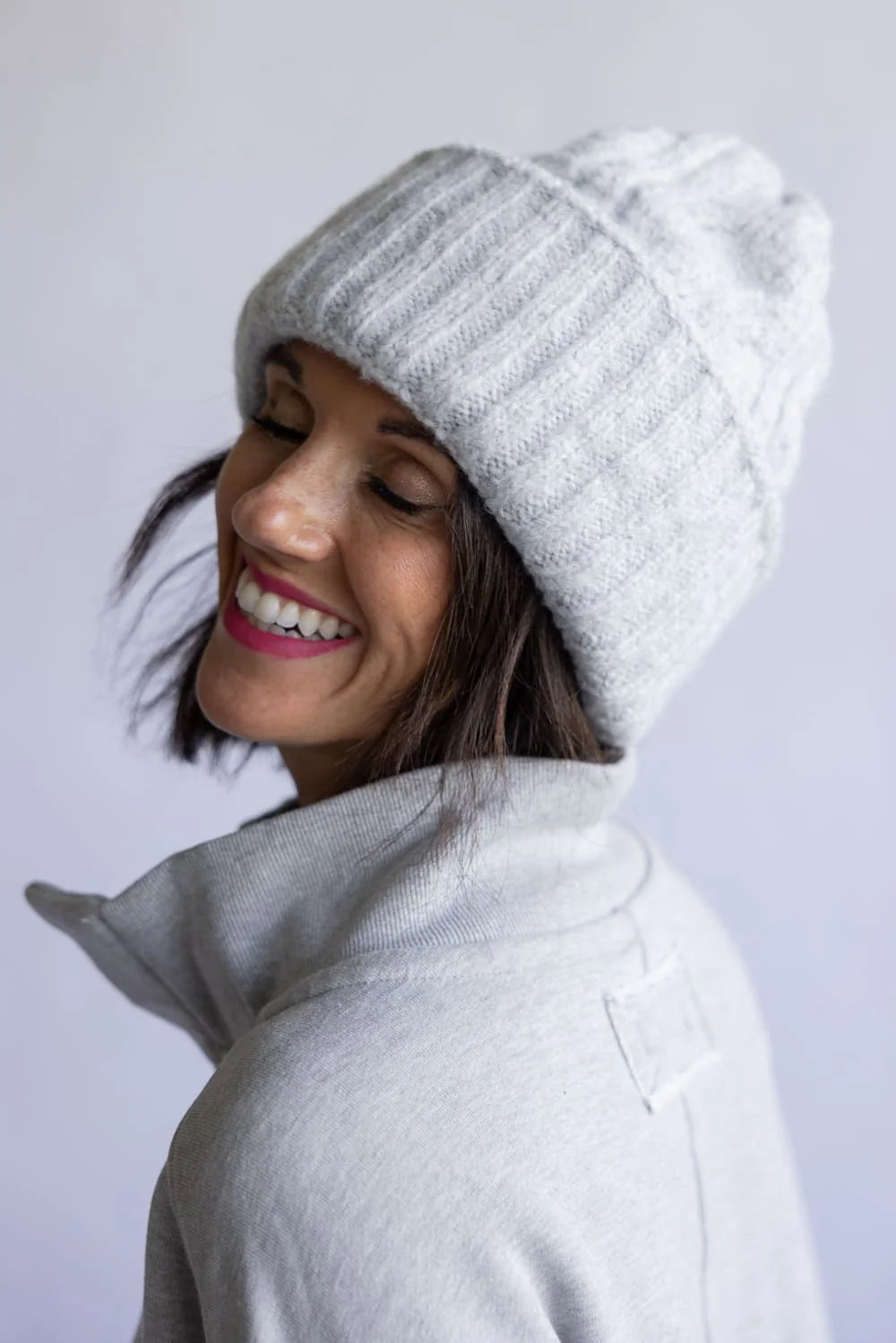 Free People Coastline Beanie for Women in Grey – Beautifully  display picture 3