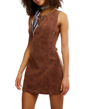 Load image into Gallery viewer, Free People Atlas Suede Mini in Chicory Coffee
