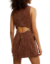 Load image into Gallery viewer, Free People Atlas Suede Mini in Chicory Coffee
