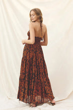 Load image into Gallery viewer, Dress Forum chantilly halter maxi dress - pumpkin
