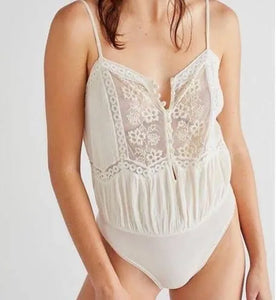 Free People Women's Still The One Lace Bodysuit