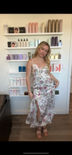 Load image into Gallery viewer, DRESS FORUM - SATIN MIDI SLIP WITH FLARED HEM
