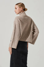 Load image into Gallery viewer, ASTR Wren Mock Neck wrap Front Sweater
