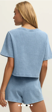 Load image into Gallery viewer, Hunter Knit Denim Shorts
