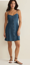 Load image into Gallery viewer, Angel Eyes Denim Mini Dress

