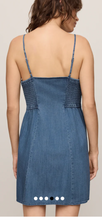 Load image into Gallery viewer, Angel Eyes Denim Mini Dress
