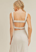 Load image into Gallery viewer, Linen Crop Midi Set
