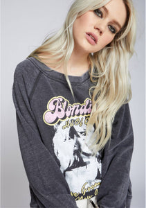 Blondie Heart of Glass Burnout Sweatshirt