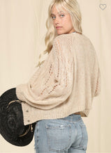 Load image into Gallery viewer, Cardigan Sweater - Stone
