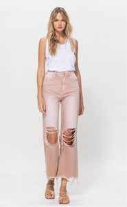 90's Vintage Crop Flare - Color July Song
