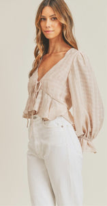 Geometric Crop Top
