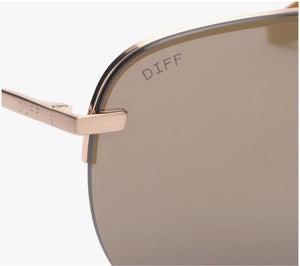 Diff - tahoe - brushed gold + gold mirror
