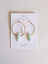 Load image into Gallery viewer, JaxKelly - Amazonite Hoop - Hope
