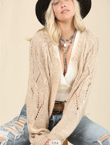 Cardigan Sweater - Stone
