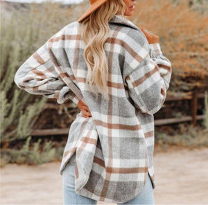 Prime Time Classic Multi Plaid Shacket