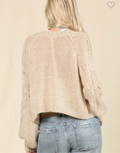 Load image into Gallery viewer, Cardigan Sweater - Stone
