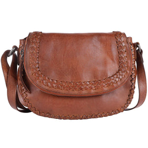 Cognac Latico Basil Crossbody