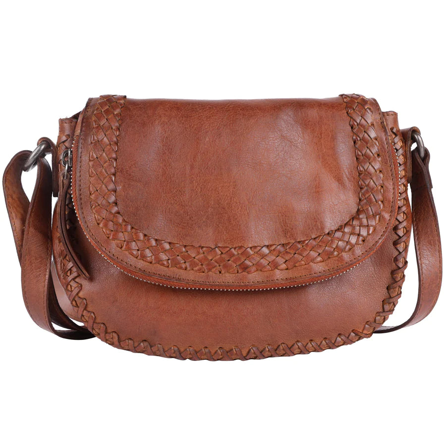 Cognac Latico Basil Crossbody