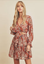 Load image into Gallery viewer, Paisley Crop Top
