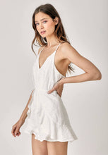 Load image into Gallery viewer, Overlap Ruffled Cami Romper
