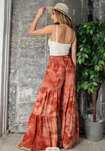 Load image into Gallery viewer, Tie Dyed Tired Wide Leg Pants
