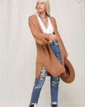 Load image into Gallery viewer, Knit Cardigan - Natural Dark

