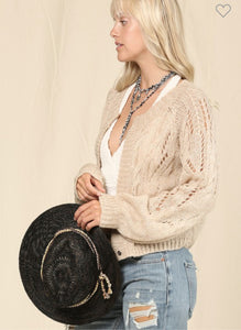 Cardigan Sweater - Stone