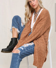 Load image into Gallery viewer, Knit Cardigan - Natural Dark
