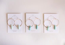 Load image into Gallery viewer, JaxKelly - Amazonite Hoop - Hope
