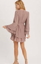 Load image into Gallery viewer, Ruffled Bell Sleeve Dress
