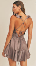 Load image into Gallery viewer, Satin Ruffle Romper

